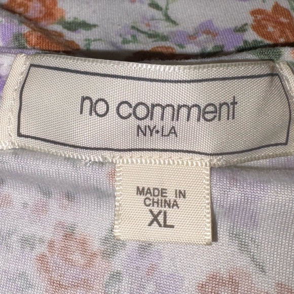 No Comment NY LA Floral Dress XL - Picture 2 of 4
